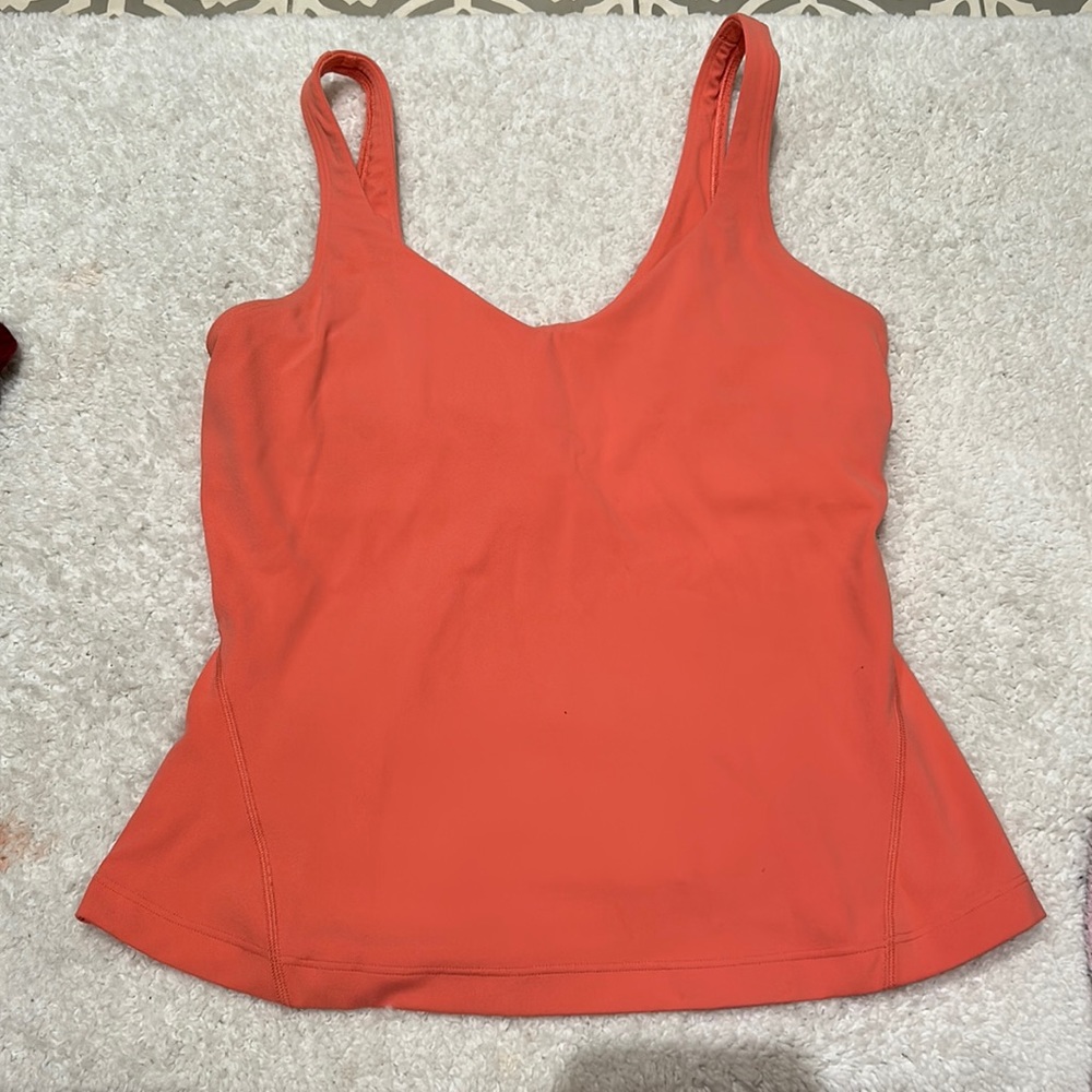 Lululemon Align tank Long version in Pale Raspberry